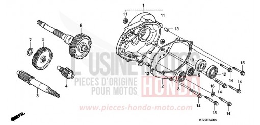 BOITE DE VITESSES PES1258 de 2008